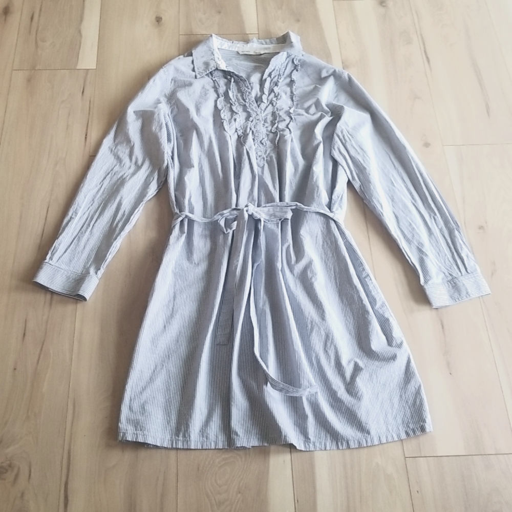 Old Navy blue striped dress XXL